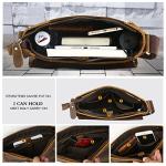 Leathario Vintage Leather Crossbody Bag for Men