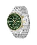 BOSS Men's Skytraveller Chronograph Watch in Silver