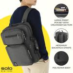Solo New York Duane Black Convertible Briefcase