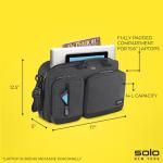 Solo New York Duane Black Convertible Briefcase