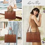 Stylish PU Leather Laptop Bag for Women