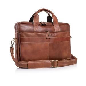16 Inch Leather Laptop Messenger Bag for Everyone