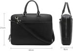 Genuine Leather Laptop Briefcase for Men