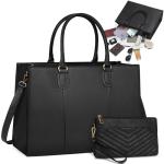 Stylish Laptop Tote Bag with Clutch for Women