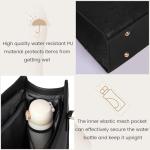 Stylish Black Laptop Tote Bag for Women