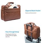 Men's Leather Laptop Bag for 15.6 Inch Laptops