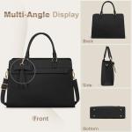 Stylish Black Laptop Tote Bag for Women