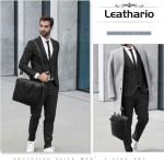 Genuine Leather Laptop Briefcase for Men