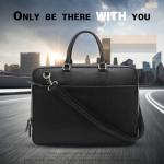 Genuine Leather Laptop Briefcase for Men