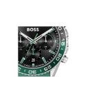 BOSS Men's Teal Silicone Chronograph Watch