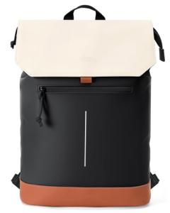 Brown Waterproof Laptop Backpack for Women