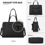 Stylish Leather Laptop Tote Bag for Women