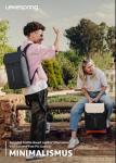 Brown Waterproof Laptop Backpack for Women