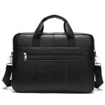 Stylish 15-Inch Leather Briefcase for Men