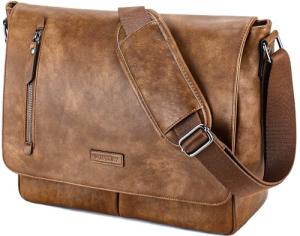 Men's VX VONXURY Canvas/Leather Messenger Bag