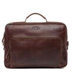 SID & VAIN Simon XL Leather Laptop Briefcase