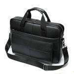 Stylish 15-Inch Leather Briefcase for Men
