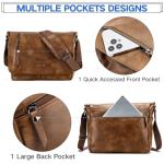 Men's VX VONXURY Canvas/Leather Messenger Bag