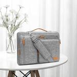 MOSISO 16-inch Laptop Shoulder Bag in Gray