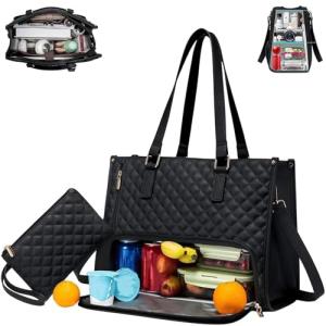Chic Tote Lunch Bag Combo for Work & Travel