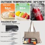 Chic Tote Lunch Bag Combo for Work & Travel