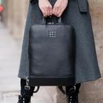 Moleskine Classic Leather Laptop Backpack - Black