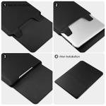 Stylish Leather Laptop Sleeve Case for 15-Inch Laptops