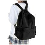 Lightweight Black School Backpack for Women and Teens