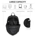 Kono Casual Black School Backpack for Everyone