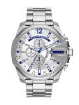 Diesel Mega Chief Men's Quartz Watch, Silver Strap