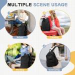 Lightweight Black School Backpack for Women and Teens