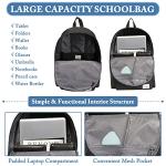 Kasgo 15.6 Inch Lightweight Water-Resistant Backpack