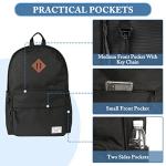 Kasgo 15.6 Inch Lightweight Water-Resistant Backpack