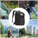 Large 45L Military Tactical Backpack with Patches