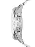 Diesel Mega Chief Men's Quartz Watch, Silver Strap