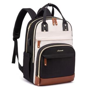LOVEVOOK Women's Waterproof Laptop Backpack with USB Port