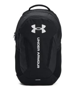 Under Armour Hustle 6.0 Backpack - Black/White