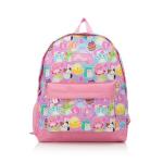 Cute Pink Squishmallows Girls Backpack with Kangaroo Pocket