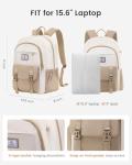 LOVEVOOK Women's Waterproof Laptop Backpack - Khaki