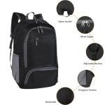 Lightweight Waterproof Travel Backpack, 30L, Unisex
