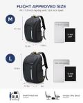 Men's 17.3” Laptop Backpack with USB Charging