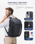 Men's 17.3” Laptop Backpack with USB Charging