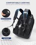 Men's 17.3” Laptop Backpack with USB Charging
