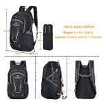 Loocower 45L Foldable Backpack - Black
