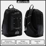 Eurohike Lightweight Adjustable 25L Daysack Backpack