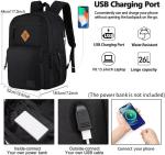 KEOFID Anti-Theft Laptop Backpack with USB Port