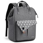 Lekesky Grey 15.6" Laptop Backpack for Travel