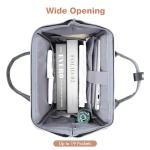Lekesky Grey 15.6" Laptop Backpack for Travel
