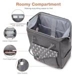 Lekesky Grey 15.6" Laptop Backpack for Travel