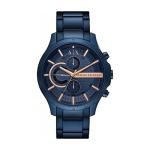 Armani Exchange Men's Blue Stainless Steel Watch